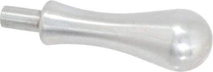 Gibraltar - 7/16" Press Fit Stem, Revolving Handwheel & Machine Handle - Carbon Steel Bulb Shape Handle, 3/4" Long Carbon Steel Stem, 4-1/32" OAL - Apex Tool & Supply