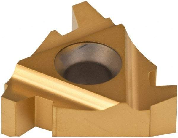 Carmex - 27IR Internal Right Hand 4 Acme Laydown Threading Insert - Grade P25C, TiN Coated Carbide - Apex Tool & Supply