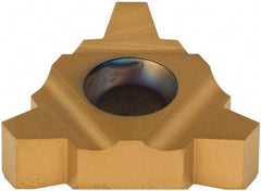 Carmex - 27UIR/L Internal Left & Right Hand 3 Acme Laydown Threading Insert - Grade P25C, TiN Coated Carbide - Apex Tool & Supply