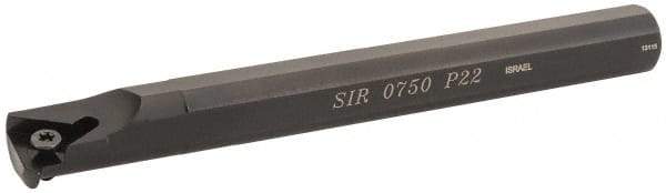 Carmex - Internal Thread, Right Hand Cut, 3/4" Shank Width x 3/4" Shank Height Indexable Threading Toolholder - 7" OAL, 22IR Insert Compatibility, SI Toolholder, Series SIR - Apex Tool & Supply