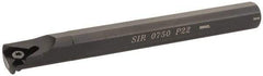 Carmex - Internal Thread, Right Hand Cut, 3/4" Shank Width x 3/4" Shank Height Indexable Threading Toolholder - 7" OAL, 22IR Insert Compatibility, SI Toolholder, Series SIR - Apex Tool & Supply