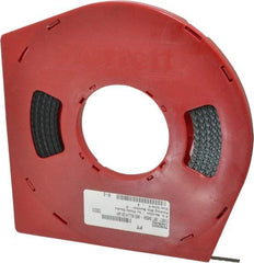 Starrett - 1/4" x 100' x 0.025" Carbon Steel Band Saw Blade Coil Stock - 32 TPI, Toothed Edge, Straight Form, Wavy Set, Flexible Back, No Rake Angle, Constant Pitch, Contour Cutting - Apex Tool & Supply