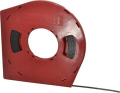 Starrett - 3/8" x 100' x 0.025" Carbon Steel Band Saw Blade Coil Stock - 6 TPI, Toothed Edge, Hook Form, Raker Set, Flexible Back, Positive Angle, Constant Pitch, Contour Cutting - Apex Tool & Supply