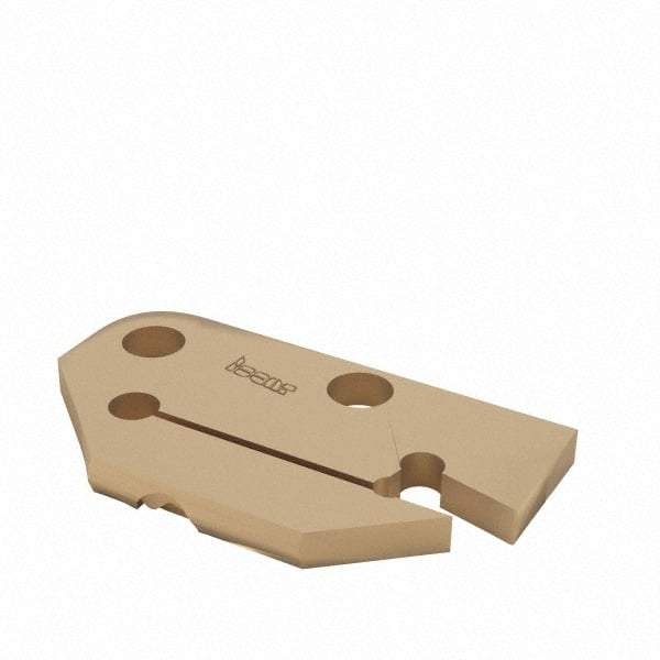 Iscar - Right Hand Cut, 5mm Insert Width, Cutoff & Grooving Support Blade for Indexables - 22mm Max Depth of Cut, 5.2mm Head Projection - Apex Tool & Supply