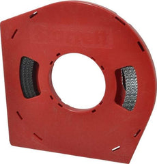 Starrett - 1/2" x 100' x 0.025" Carbon Steel Band Saw Blade Coil Stock - 6 TPI, Toothed Edge, Hook Form, Raker Set, Flexible Back, Positive Angle, Constant Pitch, Contour Cutting - Apex Tool & Supply