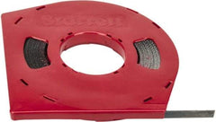 Starrett - 1/2" x 100' x 0.025" Carbon Steel Band Saw Blade Coil Stock - 14 TPI, Toothed Edge, Straight Form, Raker Set, Flexible Back, No Rake Angle, Constant Pitch, Contour Cutting - Apex Tool & Supply
