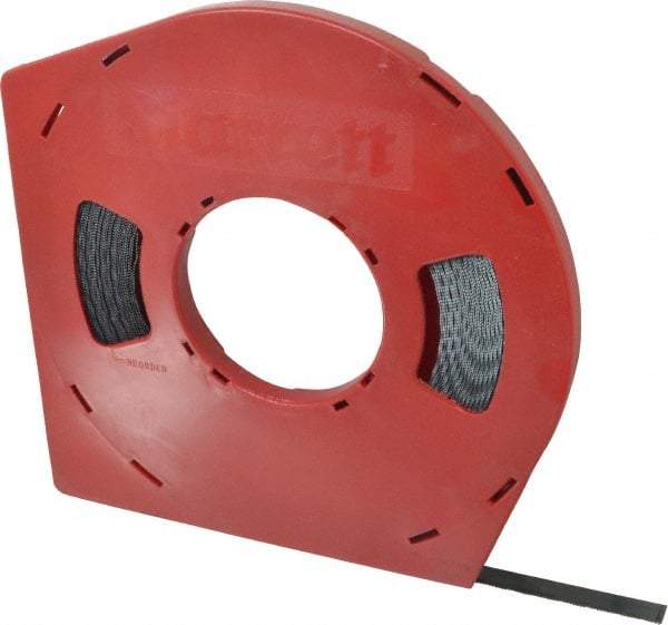 Starrett - 1/2" x 100' x 0.025" Carbon Steel Band Saw Blade Coil Stock - 18 TPI, Toothed Edge, Straight Form, Wavy Set, Flexible Back, No Rake Angle, Constant Pitch, Contour Cutting - Apex Tool & Supply
