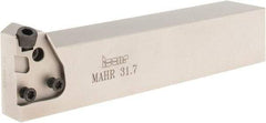 Iscar - MAH, External, Right Hand, Indexable Grooving Tool Holder - DG.. 2.. Insert Compatibility, 1-1/4" Shank Height, 1-1/4" Shank Width, 6.6" OAL - Apex Tool & Supply