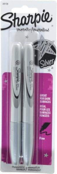 Sharpie - Metallic Silver Wet Surface Pen - Fine Tip - Apex Tool & Supply