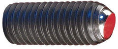 Gibraltar - 3/4" OAL, 1/4-20, Steel, Headless Plain Flat Face Ball End Clamping Screw - 0.12" Ball Diam - Apex Tool & Supply