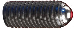 Gibraltar - 1" OAL, 5/16-18, Stainless Steel, Headless Rolling Ball End Clamping Screw - 0.216" Ball Diam - Apex Tool & Supply