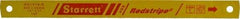 Starrett - 12" Long, 14 Teeth per Inch, High Speed Steel Power Hacksaw Blade - Toothed Edge, 1" Wide x 0.05" Thick - Apex Tool & Supply