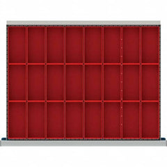 LISTA - 24-Compartment Drawer Divider Layout for 3.15" High Drawers - Apex Tool & Supply