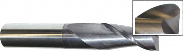 Accupro - 5/8" Diam 2 Flute Solid Carbide 0.015" Corner Radius End Mill - Apex Tool & Supply