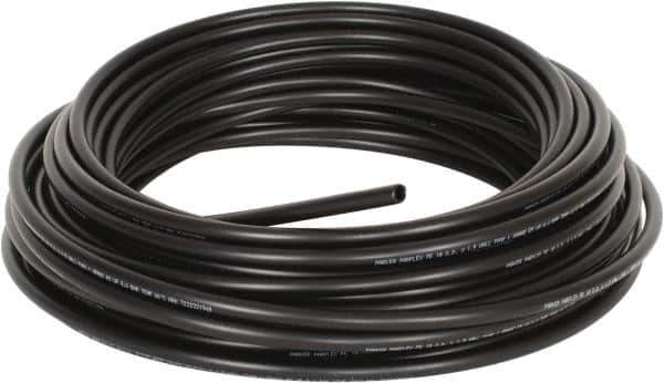 Parker - 10mm OD, 100' Long, Polyethylene Tube - Black, -80 to 150°F - Apex Tool & Supply