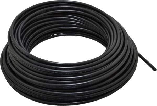 Parker - 11/64" ID x 1/4" OD, 0.04" Wall Thickness, 100' Long, Polyethylene Tube - Black, 120 Max psi, -80 to 150°F - Apex Tool & Supply