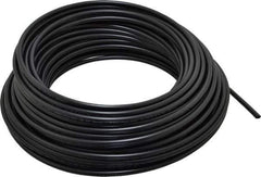 Parker - 11/64" ID x 1/4" OD, 0.04" Wall Thickness, 100' Long, Polyethylene Tube - Black, 120 Max psi, -80 to 150°F - Apex Tool & Supply