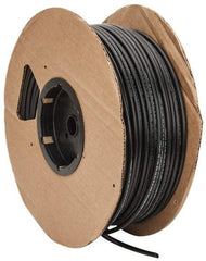 Parker - 11/64" ID x 1/4" OD, 0.04" Wall Thickness, 500' Long, Polyethylene Tube - Black, 120 Max psi, -80 to 150°F - Apex Tool & Supply