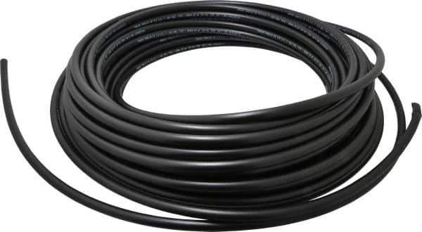 Parker - 1/4" ID x 3/8" OD, 1/16" Wall Thickness, 100' Long, Polyethylene Tube - Black, 125 Max psi, -80 to 150°F - Apex Tool & Supply