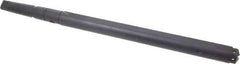 Allied Machine and Engineering - Series 3, 1-13/32 to 1-7/8" Diam, 4MT Taper Shank, Straight Flute Spade Drill - 13-3/4" Max Depth, 17-1/8" Body Length, 21-9/16" OAL, Extended Length, Through Coolant - Apex Tool & Supply
