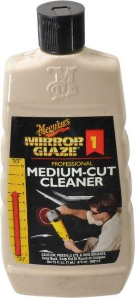 Mirror Glaze - Automotive Medium Cut Cleaner - 16 oz Bottle - Apex Tool & Supply