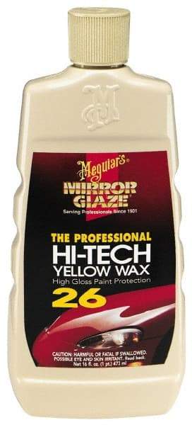 Mirror Glaze - Automotive Liquid Yellow Wax - 16 oz Bottle - Apex Tool & Supply