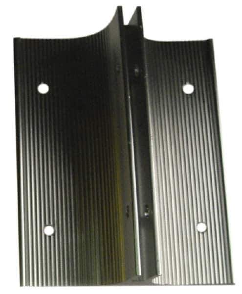 NMC - Aluminum Flag Style Wall Sign Holder - Silver, 2 Inch Width x 2 Inch Holder Height - Apex Tool & Supply
