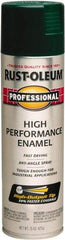 Rust-Oleum - Hunter Green, Gloss, Rust Proof Enamel Spray Paint - 14 Sq Ft per Can, 15 oz Container, Use on Multipurpose - Apex Tool & Supply