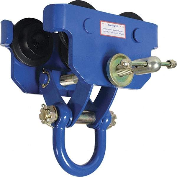 Vestil - 3 Ton Capacity Quick Install Manual Trolley - 3" to 7" Flange Width - Apex Tool & Supply