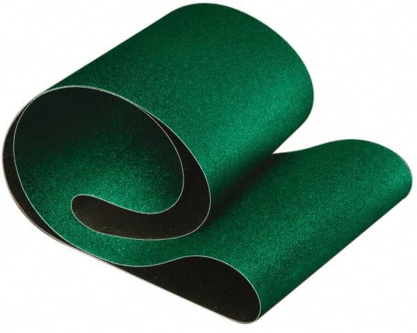 3M - 6" Wide x 48" OAL, 80 Grit, Zirconia Alumina Abrasive Belt - Zirconia Alumina, Medium, Coated, YF Weighted Cloth Backing, Series 577F - Apex Tool & Supply