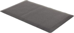 Wearwell - 5' Long x 3' Wide, Dry Environment, Anti-Fatigue Matting - Black, Vinyl with Urethane Sponge Base, Beveled on 4 Sides - Apex Tool & Supply