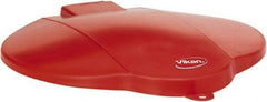Vikan - 3 Gal Polypropylene Pail Lid - Red, For Use with 5689 - Apex Tool & Supply