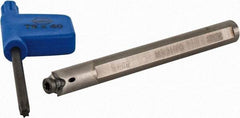 Iscar - MGCH, Internal, 1.5mm Max Depth of Cut, 0.5 to 4mm Groove Width, Indexable Grooving Tool Holder - GIQ.. Insert Compatibility, 6mm Shank Width, 62mm OAL, Through Coolant - Apex Tool & Supply