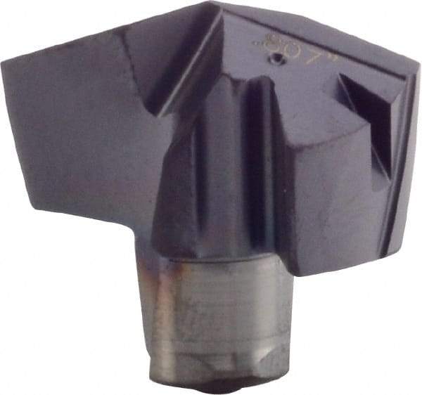 Iscar - Series ICP, 20.5mm Diam Grade IC908 140° Replaceable Drill Tip - Carbide, TiAlN Finish, 20 Seat Size - Apex Tool & Supply
