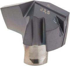 Iscar - Series ICP, 0.925" Diam Grade IC908 140° Replaceable Drill Tip - Carbide, TiAlN Finish, 23 Seat Size, Through Coolant - Apex Tool & Supply