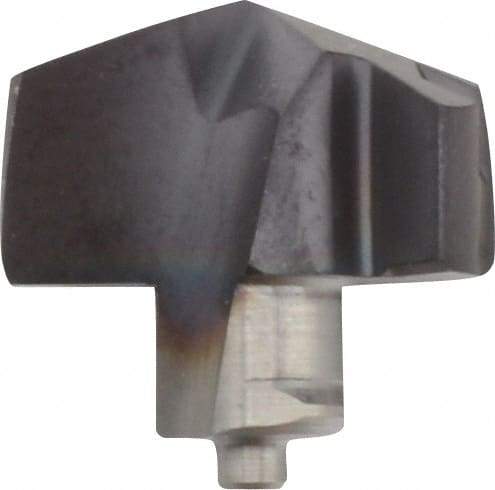 Iscar - Series ICP, 0.425" Diam Grade IC908 140° Replaceable Drill Tip - Carbide, TiAlN Finish, 10 Seat Size, Through Coolant - Apex Tool & Supply