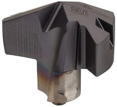 Iscar - Series ICP, 22.61mm Diam Grade IC908 140° Replaceable Drill Tip - Carbide, TiAlN Finish, 22 Seat Size - Apex Tool & Supply