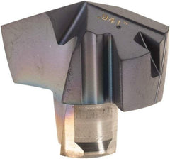 Iscar - Series ICP, 0.941" Diam Grade IC908 140° Replaceable Drill Tip - Carbide, TiAlN Finish, 23 Seat Size, Through Coolant - Apex Tool & Supply