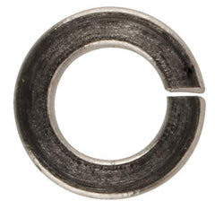 Made in USA - #4, 0.025" Thick Split Lock Washer - 316 Stainless Steel, 0.114" Min ID, 0.12" Max ID, 0.209" Max OD - Apex Tool & Supply