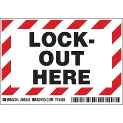 Brady - Safety & Facility Labels Message Type: Accident Prevention Header: None - Apex Tool & Supply