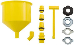 Proto - 1 Qt Capacity Plastic Funnel - Straight Spout, Yellow - Apex Tool & Supply