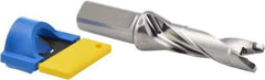 Iscar - 0.866" to 0.902" Diam, 3xD, 2.6" Max Depth, 1" Shank Diam, 6.17" OAL, Replaceable-Tip Drill - FCP, ICK, ICK-2M, ICM, ICN, ICP, iCP-2M Insert, 22 Seat Size, 73438798 Toolholder, Series SumoCham - Apex Tool & Supply