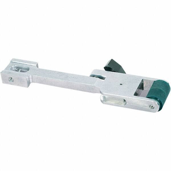 Dynabrade - 1-1/2" Wide Contact Wheel Assembly Arm - 72" Belt Length x 1-1/2" Belt Width, Flat, Urethane, 70" Contact Wheel Diam - Apex Tool & Supply