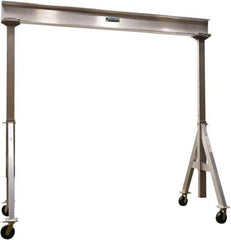 Vestil - 6,000 Lb Load Capacity, Aluminum Gantry Crane - 12' Span - Apex Tool & Supply