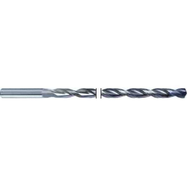 Guhring - 31/64" 135° Spiral Flute Solid Carbide Screw Machine Drill Bit - TiAlN Finish, Right Hand Cut, 318mm Flute Length, 367mm OAL, Straight Shank, Through Coolant - Apex Tool & Supply