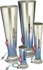 Allegro - 46.06 Inch Long, Galvanized Steel Venturi Style Pneumatic Blowers - 1 Inch NPT, 14.37 Inch Base Diameter, 14-1/4 Inch Face Diameter - Apex Tool & Supply