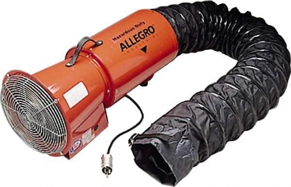 Allegro - 13" Inlet, Direct Drive, 890 CFM, Blower - 3.3 Amp Rating, 115 Volts, 3,250 RPM - Apex Tool & Supply