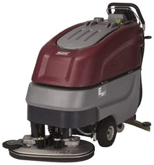 Minuteman - 26" Cleaning Width, Electric Floor Scrubber - 0.60 (Vacuum) & 0.75 (Brush) hp, 180 RPM, 65" Water Lift, 19 Gal Tank Capacity, Series E26 - Apex Tool & Supply