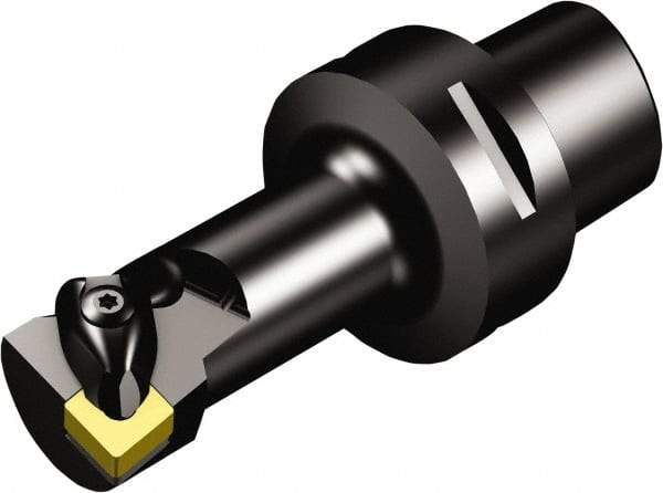 Sandvik Coromant - Left Hand Cut, Size C6, CNMG 432 Insert Compatiblity, Modular Turning & Profiling Cutting Unit Head - 17mm Ctr to Cutting Edge, 100mm Head Length, Through Coolant, Series T-Max P - Apex Tool & Supply