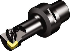 Sandvik Coromant - Right Hand Cut, Size C6, CNMG 432 Insert Compatiblity, Modular Turning & Profiling Cutting Unit Head - 17mm Ctr to Cutting Edge, 100mm Head Length, Through Coolant, Series T-Max P - Apex Tool & Supply